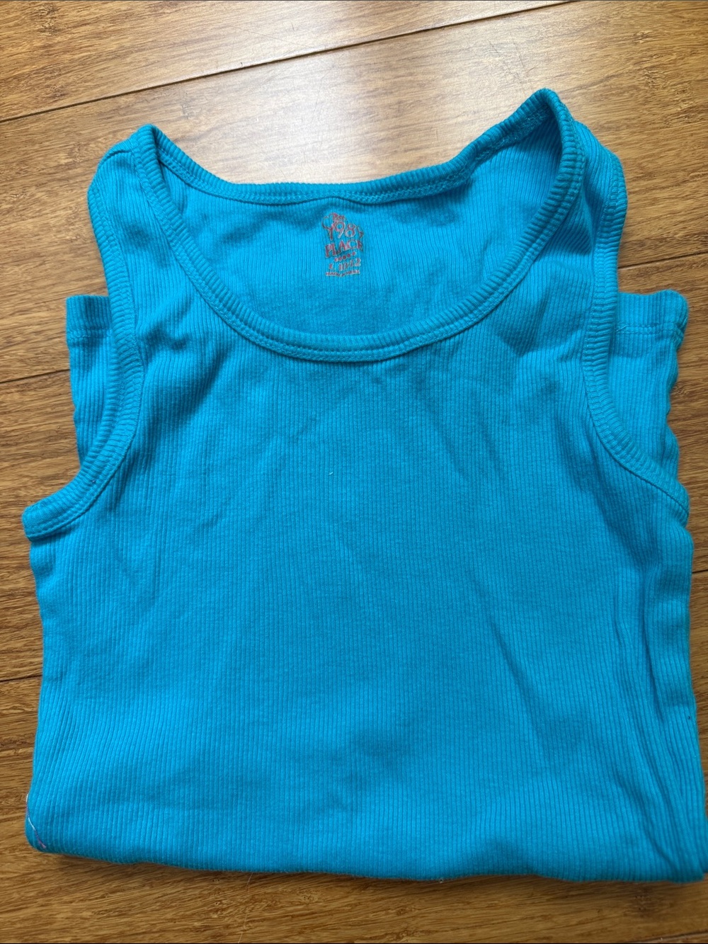 The Children's Place Turquoise Ribbed Tank Top - Picture 3 of 4